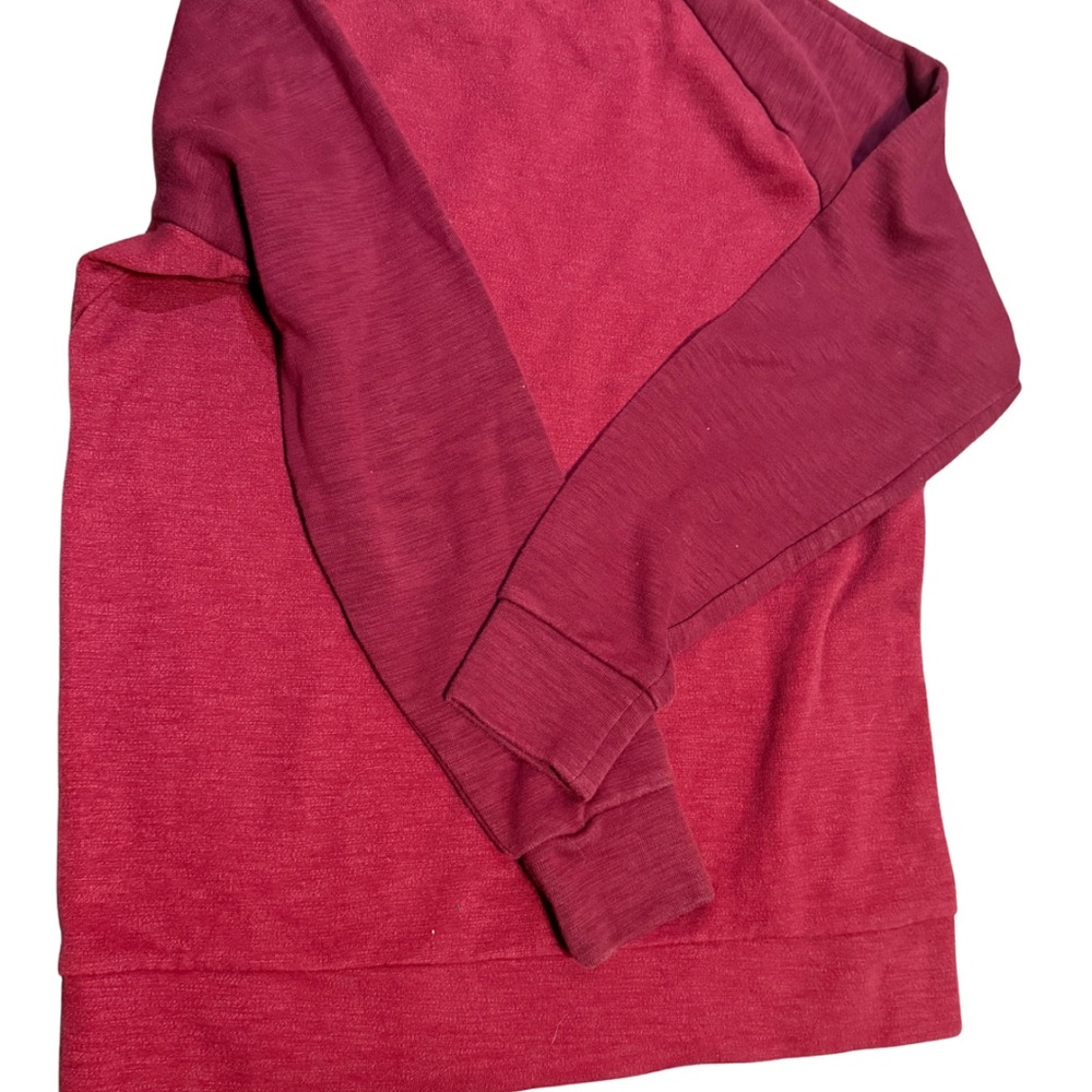 Nike Men’s Red Crewneck Sweatshirt | Size Small |‎ Front Pocket - Picture 3 of 9